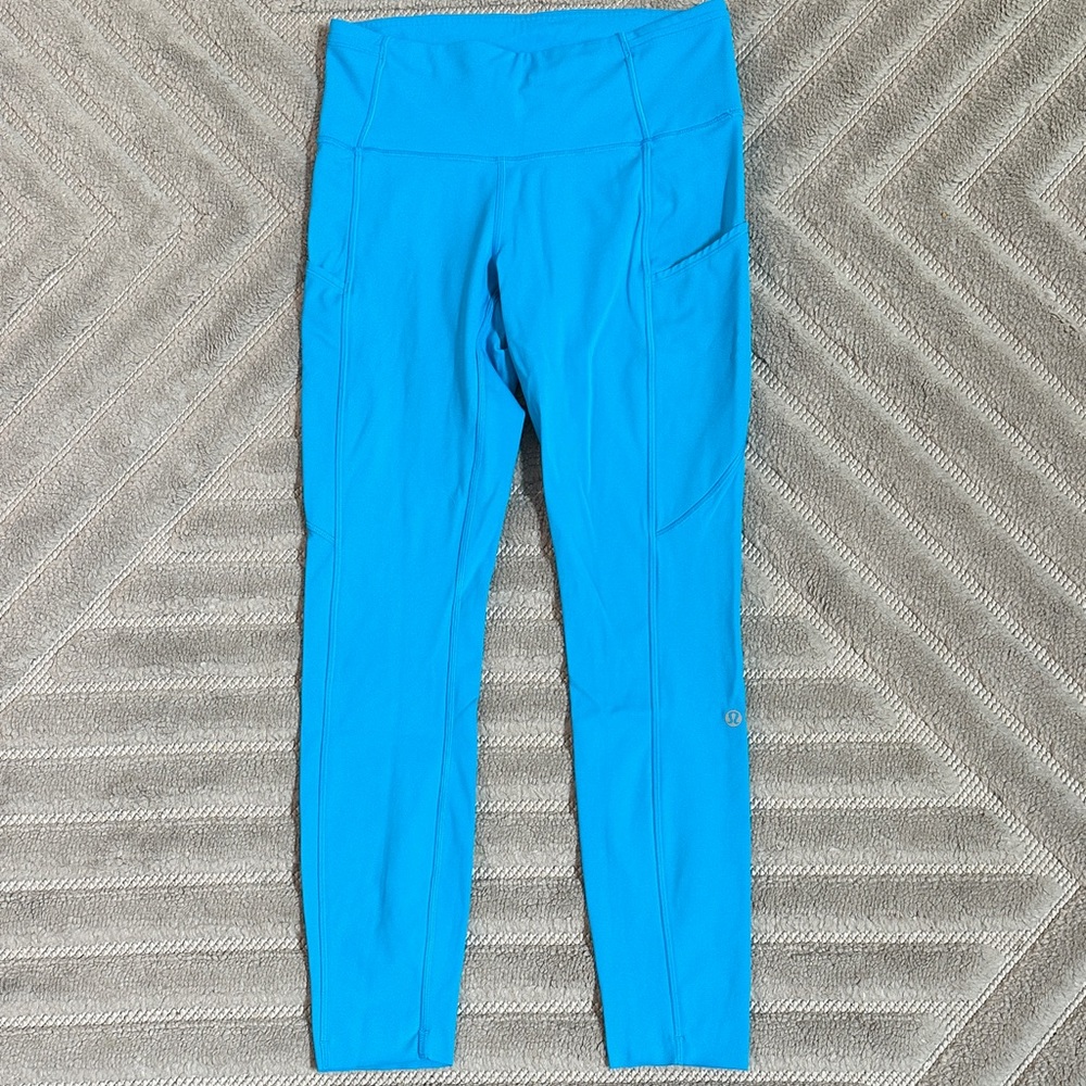 Lululemon blue leggings size 6